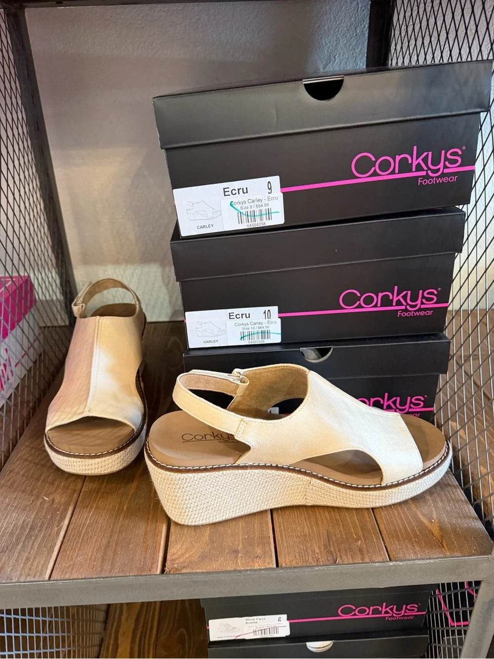 Corkys Carley Ecru Sandals